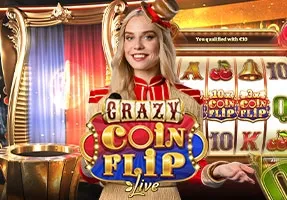Online Casino Live Game EVO Crazy Coin Flip