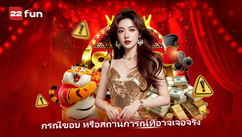 สถานการณ์จริงที่ผู้เล่นอาจพบใน 22FUN
